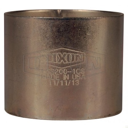 Dixon Short Crimp Sleeve, 3 in Nominal, 2-5/8 L x 0.09 in Thick, Carbon Steel, Domestic CSS300-8CS